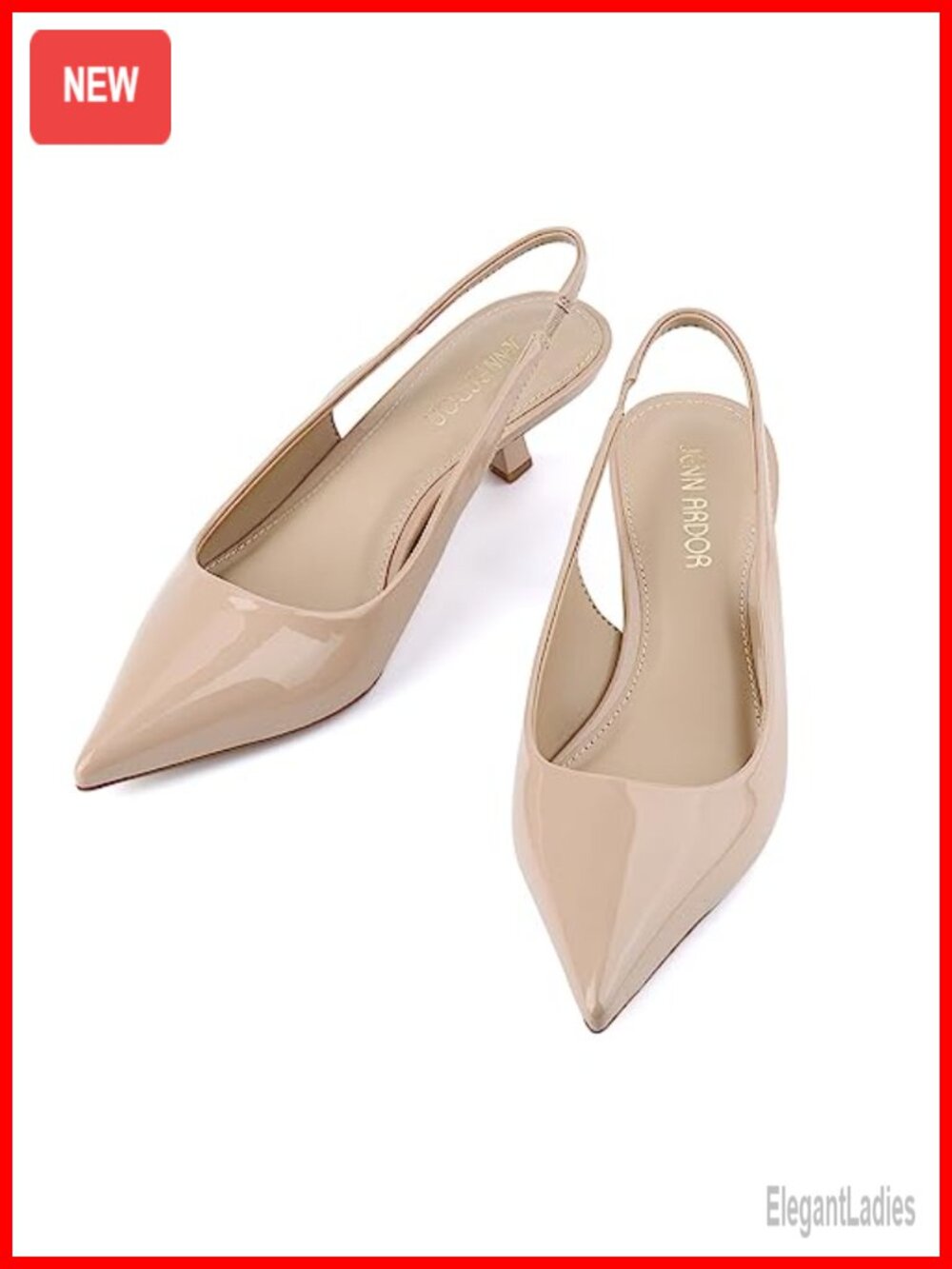 Low Heel Slingback Pumps Kitten Heels Dressy Sandals Women's Fashion Shoes